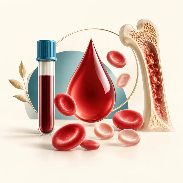 Medical illustration for Anemia Profile; illustrative, not a diagnostic image.